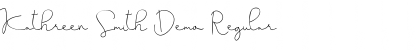 Download Kathreen Smith Demo Font Download Kathreen Smith Demo Font