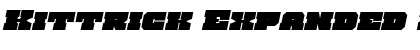 Download Kittrick Expanded Italic Font Download Kittrick Expanded Italic Font