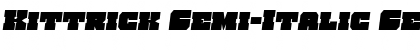 Download Kittrick Semi-Italic Font Download Kittrick Semi-Italic Font