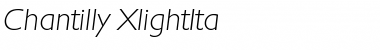 Download Chantilly-XlightIta Font Download Chantilly-XlightIta Font