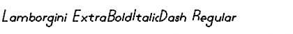 Download Lamborgini ExtraBoldItalicDash Font Download Lamborgini ExtraBoldItalicDash Font