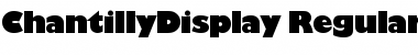 Download ChantillyDisplay Font Download ChantillyDisplay Font