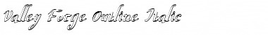 Download Valley Forge Outline Italic Font Download Valley Forge Outline Italic Font
