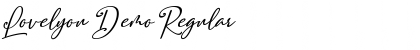 Download Lovelyou Demo Font Download Lovelyou Demo Font