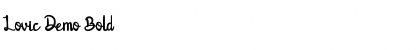 Download Lovic Demo Font Download Lovic Demo Font