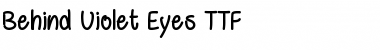 Download Behind Violet Eyes Font Download Behind Violet Eyes Font