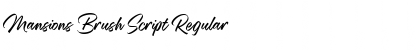 Download Mansions Brush Script Font Download Mansions Brush Script Font