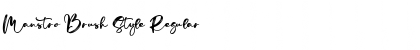 Download Manstro Brush Style Font Download Manstro Brush Style Font