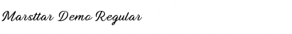 Download Marsttar Demo Font Download Marsttar Demo Font