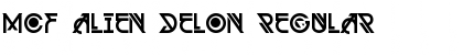 Download MCF Alien Delon Font Download MCF Alien Delon Font