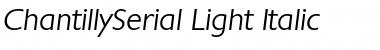 Download ChantillySerial-Light Font Download ChantillySerial-Light Font
