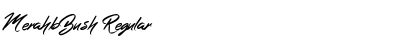 Download MerahbBush Font Download MerahbBush Font