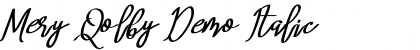 Download Mery Qolby Demo Font Download Mery Qolby Demo Font