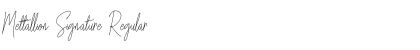 Download Mettallion Signature Font Download Mettallion Signature Font