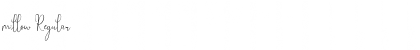 Download millow Font Download millow Font