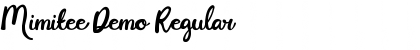 Download Mimitee Demo Font Download Mimitee Demo Font
