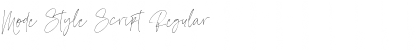 Download Mode Style Script Font Download Mode Style Script Font