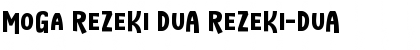Download MoGa ReZeKi DuA Font Download MoGa ReZeKi DuA Font