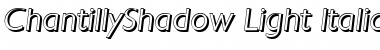 Download ChantillyShadow-Light Font Download ChantillyShadow-Light Font