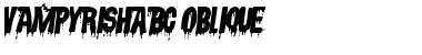 Download VampyrishABC-Oblique Font Download VampyrishABC-Oblique Font