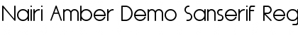 Download Nairi Amber Demo Sanserif Font Download Nairi Amber Demo Sanserif Font