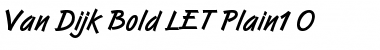 Download Van Dijk Bold LET Font Download Van Dijk Bold LET Font
