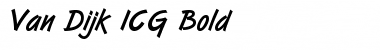 Download Van Dijk ICG Font Download Van Dijk ICG Font