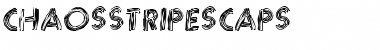 Download ChaosStripesCaps Font Download ChaosStripesCaps Font