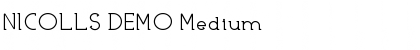 Download NICOLLS DEMO Font Download NICOLLS DEMO Font
