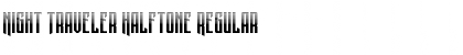 Download Night Traveler Halftone Font Download Night Traveler Halftone Font