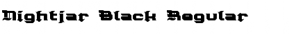 Download Nightjar Black Font Download Nightjar Black Font