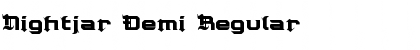Download Nightjar Demi Font Download Nightjar Demi Font