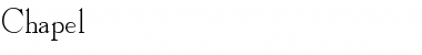 Download Chapel Font Download Chapel Font