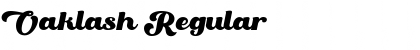 Download Oaklash Font Download Oaklash Font
