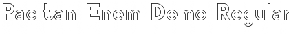 Download Pacitan Enem Demo Font Download Pacitan Enem Demo Font