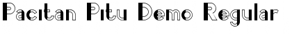 Download Pacitan Pitu Demo Font Download Pacitan Pitu Demo Font