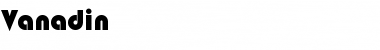Download Vanadin Font Download Vanadin Font