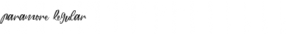 Download paramore Font Download paramore Font