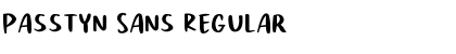 Download Passtyn Sans Font Download Passtyn Sans Font