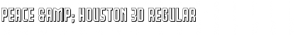 Download Peace & Houston 3D Font Download Peace & Houston 3D Font