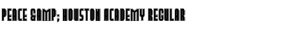 Download Peace & Houston Academy Font Download Peace & Houston Academy Font