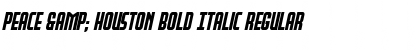 Download Peace & Houston Bold Italic Font Download Peace & Houston Bold Italic Font