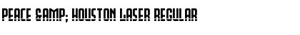 Download Peace & Houston Laser Font Download Peace & Houston Laser Font