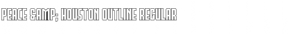 Download Peace & Houston Outline Font Download Peace & Houston Outline Font