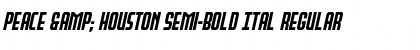 Download Peace & Houston Semi-Bold Ital Font Download Peace & Houston Semi-Bold Ital Font
