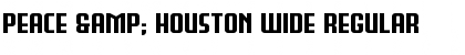 Download Peace & Houston Wide Font Download Peace & Houston Wide Font