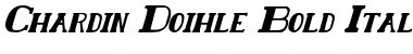 Download Chardin Doihle Bold Italic Font Download Chardin Doihle Bold Italic Font