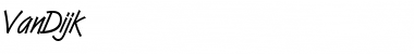 Download VanDijk Font Download VanDijk Font