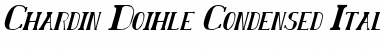 Download Chardin Doihle Condensed Italic Font Download Chardin Doihle Condensed Italic Font