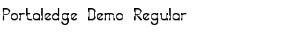 Download Portaledge Demo Font Download Portaledge Demo Font